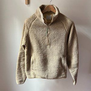 Urban Outfitters Fleece Sherpa Quarterzip Sweatshirt